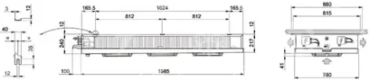 výparník ECO - Luvata GDE313E7, 6,5 (dT 8 st., R404a) bez odtávání